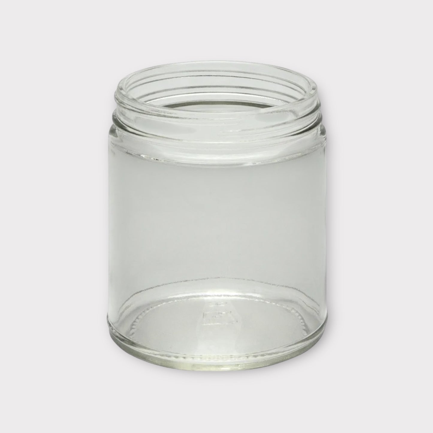 9oz Clear Straight Sided Jar-12 Piece