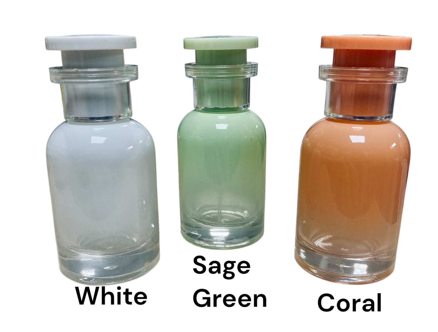 Candy Color Perfume Glass Bottle; 1oz (30ml)
