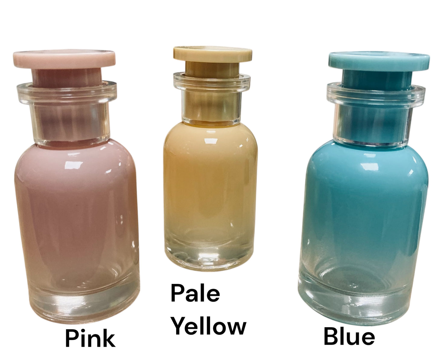 Candy Color Perfume Glass Bottle; 1oz (30ml)