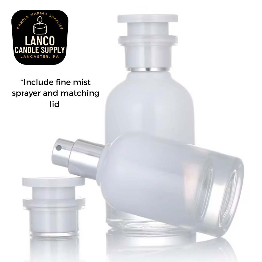 Candy Color Perfume Glass Bottle; 1oz (30ml)- DISCONTINUED