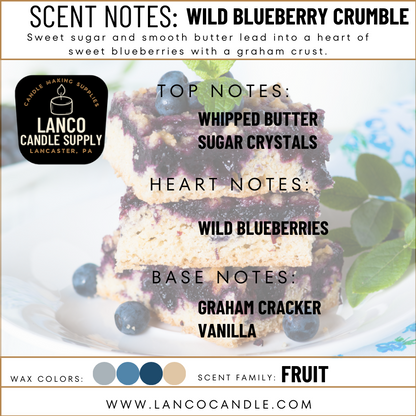 Wild Blueberry Crumble