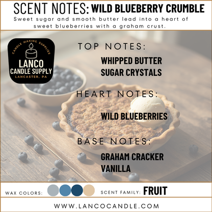 Wild Blueberry Crumble