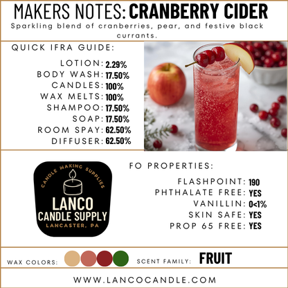 Cranberry Cider