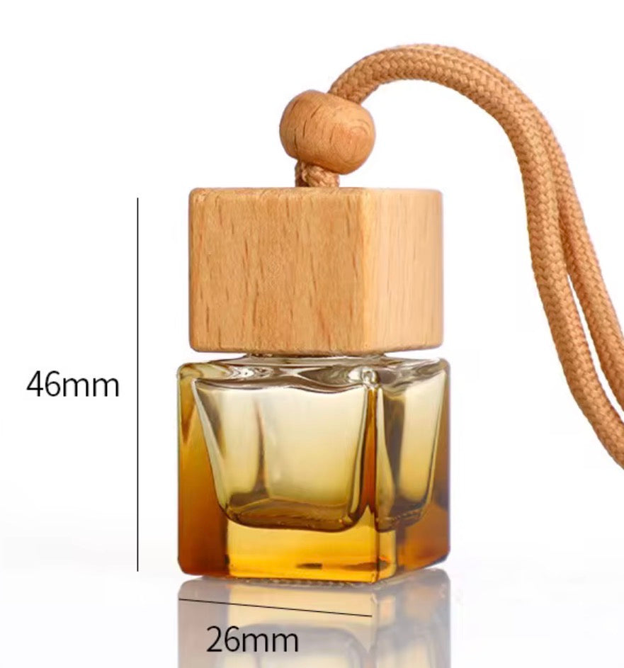 Car Diffuser Hanging Bottle with Wooden Lid- 8m