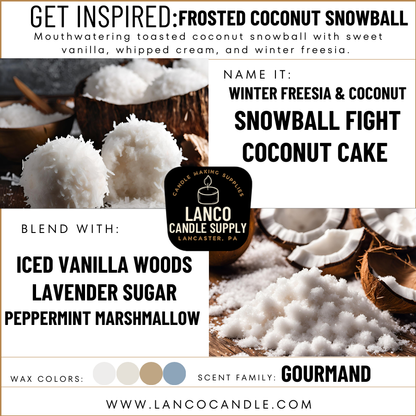 Frosted Coconut Snowball