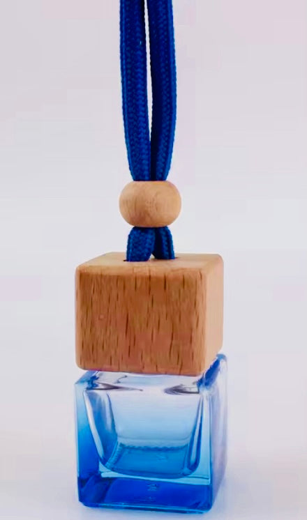 Car Diffuser Hanging Bottle with Wooden Lid- 8ml