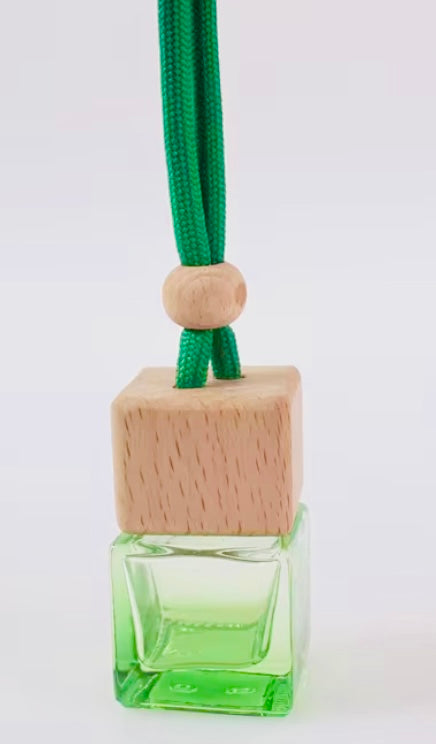 Car Diffuser Hanging Bottle with Wooden Lid- 8ml