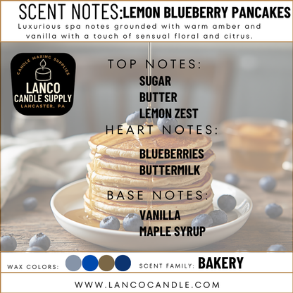 Lemon Blueberry Pancakes
