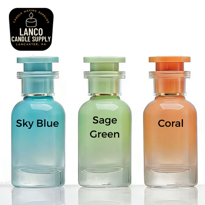 Candy Color Perfume Glass Bottle; 1oz (30ml)- DISCONTINUED