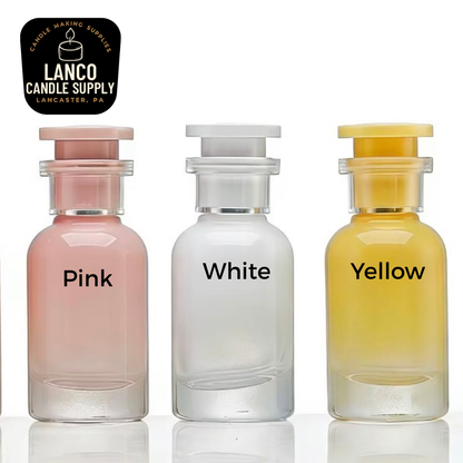 Candy Color Perfume Glass Bottle; 1oz (30ml)- DISCONTINUED
