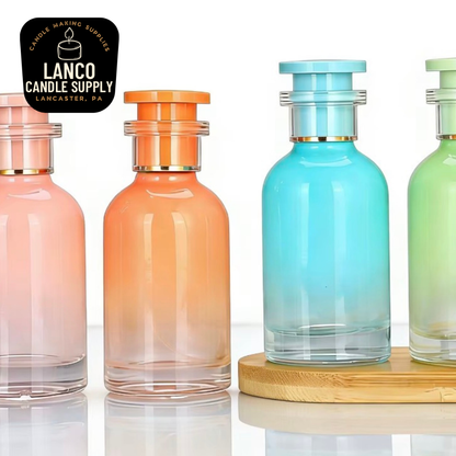 Candy Color Perfume Glass Bottle; 1oz (30ml)- DISCONTINUED