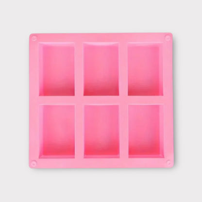 Rectangle Soap Mold- 6 Cavity